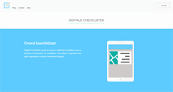 Desktop Screenshot of digitalechecklisten.nl